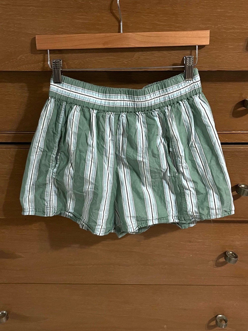 Free people stripe boxer shorts